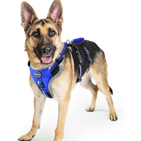 Escape Proof Dog Harness - No Pull Dog Harness,Soft Padded Reflective,Adjustable
